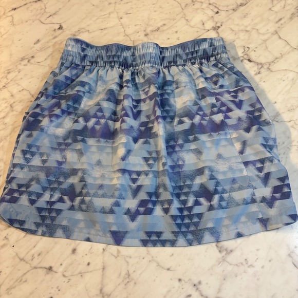 Columbia Women's Active Skort Geometric Print Blue Purple Skirt Shorts M - Picture 6 of 6